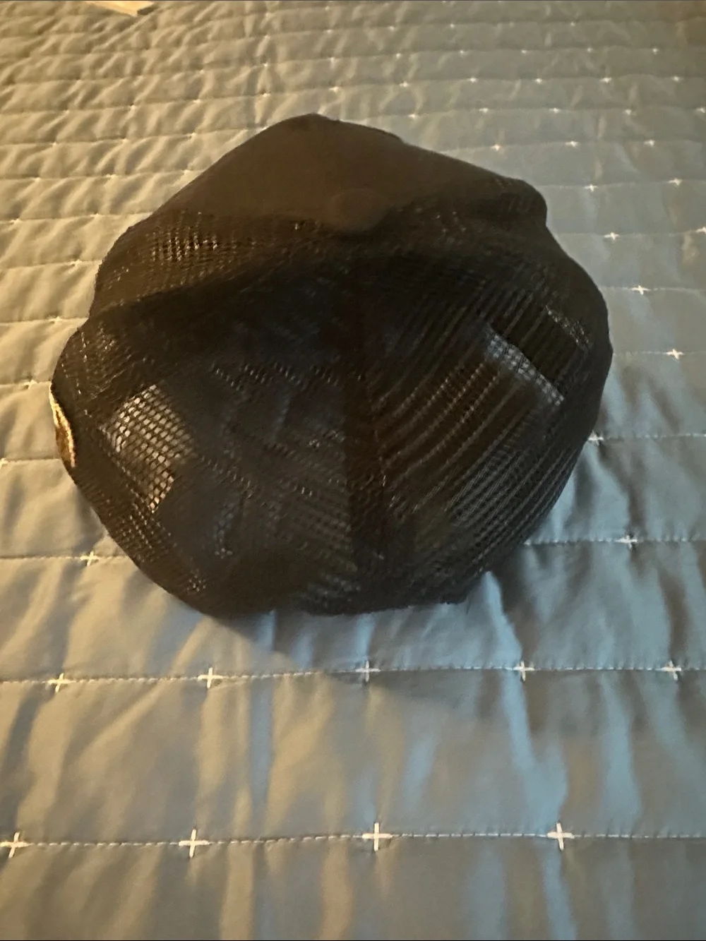 KVSPORTS Black Men's Trucker Hat with Bear Patch NWOT